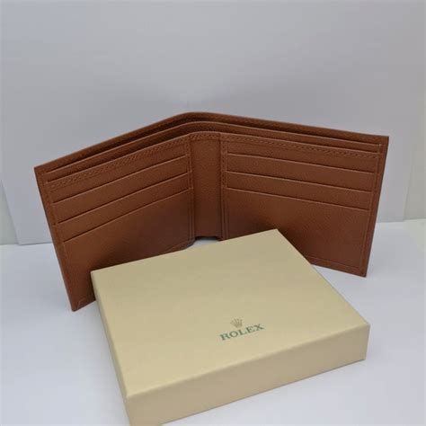 rolex wallet brown|Rolex Brown Leather Wallets for Men for sale .